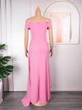 Sexy Evening Dress African Bridesmaid Wedding Strap Party Gown