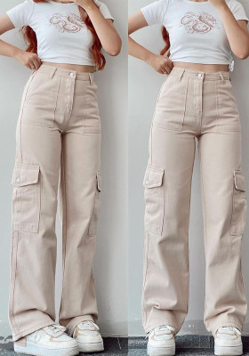 Women Casual Pocket Pants