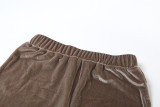 Autumn Women's Sexy Casual Slim Crop Top High Waist Shorts Two Piece Set For Women