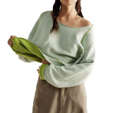 Autumn And Winter Women's Two-Wear Loose Sweater For Women