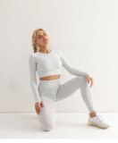 Seamless Yoga Pants Buttocks Breathable Yoga Wear Tight Fitting High Waist Sports Basic Fitness Leggings