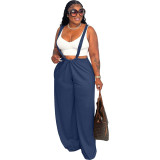 Women Hip Hop Sports Loose Casual Overalls