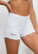 Sexy Casual High Waist Stretch Plus Size Ripped Women Denim Shorts