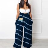 Women Solid Sleeveless Wide Leg Jumpsuit