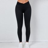 Women pleated running sports quick-drying yoga pants