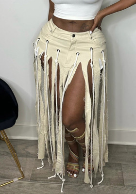 New Element Women's Fashion Style Hollow Tassel Skirt For Women