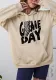 Plain Letter Graphic Oversized Plain Hoodies