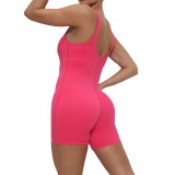 Butt Lift One-Piece Yoga Suit Sports Stretch Tight Fitting One-Piece Tight Fitting Jumpsuit