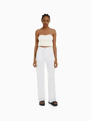 Summer Casual Army Green Cargo Pants Women's Trendy High Waist Slim Fit Trousers