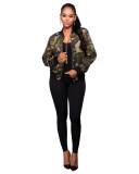 Fashion Women's Long Sleeve Camouflage Jacket