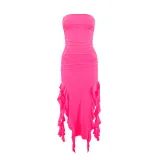 Summer strapless jellyfish sashes sexy dress women's clothing