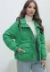Down Jacket Women's Winter Bright Color Stand Collar Cotton Padded Coat
