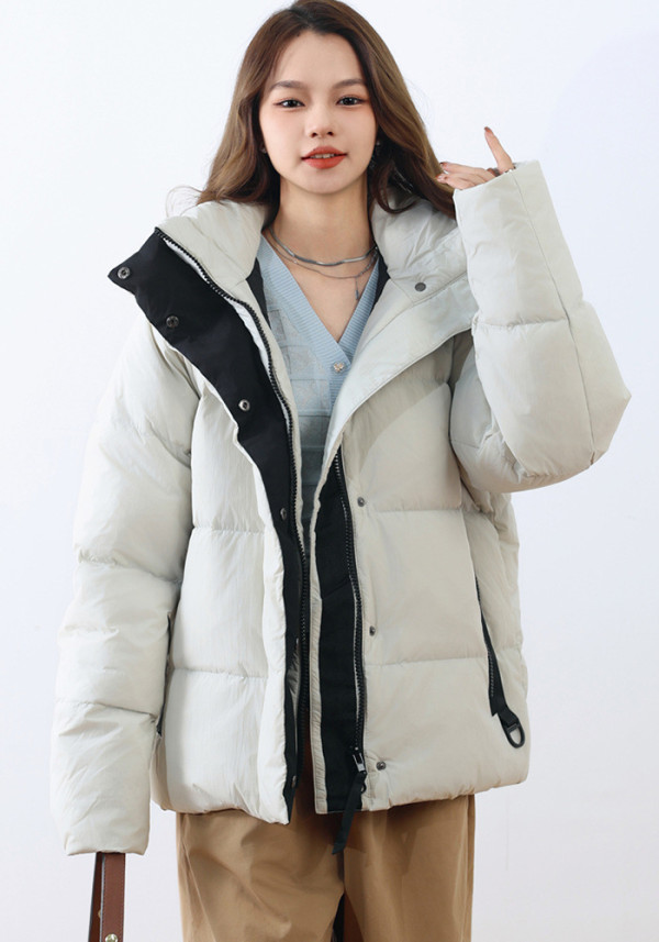 Winter Loose Whooded Down Warm Jacket Women