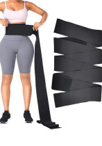 Elastic Wrap Belly Belt Sports Fitness Belly Shaping Belt Adjustable Slim Waist Belly Elastic Webbing Corset
