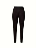 Casual Tight Fitting Letter Printed Trousers Yoga Pants
