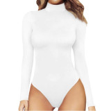 Women's Casual Basic Top Long Sleeve Tight Fitting Body