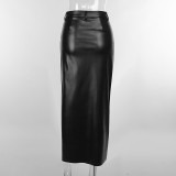 Autumn Women's Fashionable And Sexy High Slit Skirt For Women