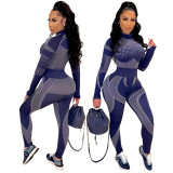 Women's Fashion Casual Sports Yoga Autumn And Winter Two-Piece Pants Set
