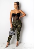 Women's Camouflage Trousers Casual Loose Cargo Pants