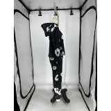 Women autumn and winter popular prints Hoodies and Pant sports two-piece set