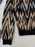 Fashionable Spring And Autumn Long-Sleeved Trendy Women's Sequined Jackets