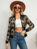 Fashionable Spring And Autumn Long-Sleeved Trendy Women's Sequined Jackets
