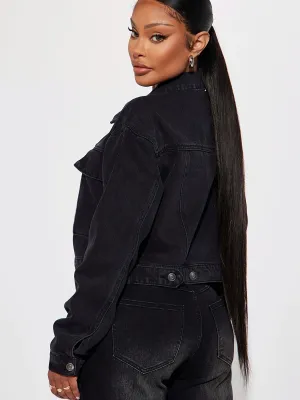 Women Pocket Denim Jacket