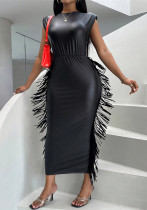 Women Sexy Tassel Dress