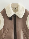 Women's Winter Fleece Patchwork Sleeveless Jacket