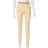 Women's Autumn And Winter Tight Fitting Long Sleeve Top Pants Sports Casual Two Piece Set
