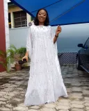 African Women beard sequin Maxi Dress