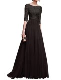 Women chiffon Maxi evening dress