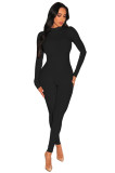 Women Ribbed Jumpsuit