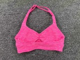 Women Halter Neck Sports Bra Running Tank Yoga Bra