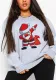 Plus Size Women Casual Loose Print Top
