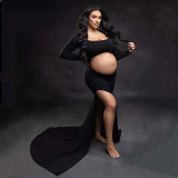 Pregnant women cotton long dress long
