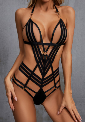 Sexy one-piece underwear sexy and tempting Lace-Up passion lingerie for women