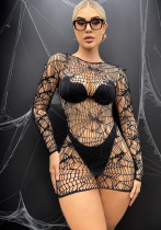 sexy fishnet Bodycon dress sexy nightclub lingerie for women