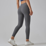 Women Pocket Running Fitness Pants High Waist Yoga Pants