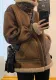 Lamb wool coat women's autumn and winter loose fur leather jacket