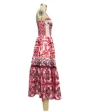 Women Print Strap Dress