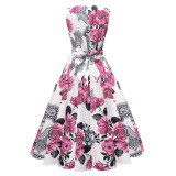 Women Printed Sleeveless Dress