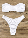 Sexy Strapless Two Piece Bikini Women's Swimsuit