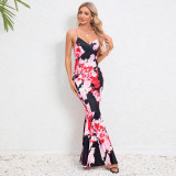 Sexy Slim-Fitting Straps Fishtail Long Dress Women's Clothing