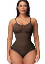 High Stretch Seamless One-Piece Shapewear Women's Tummy Control Butt Lift Tight Fitting Shaping Fitted Slimming Bodysuit