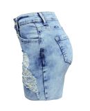 Spring Summer Products Denim Short Skirt Women's High Waist Slim Fit Bodycon