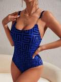 Women printed sexy one-piece Swimwear