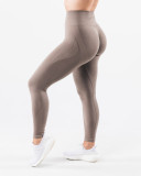 Tight Fitting Butt Lift Seamless Jacquard High Waist Fitness Yoga Pants