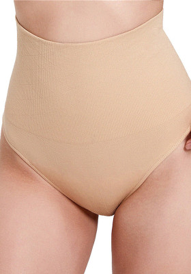 High Stretch Seamless High Waist Panties Women's Summer Belly Controlling Sexy Thong