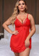 Sexy Plus Size Lacemesh Strap Nightdress Erotic Lingerie